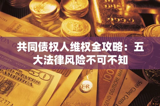 武汉共同债权人维权全攻略：五大法律风险不可不知