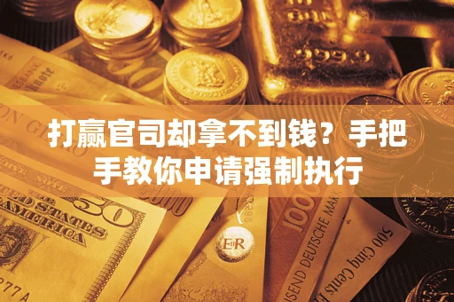 武汉打赢官司却拿不到钱？手把手教你申请强制执行