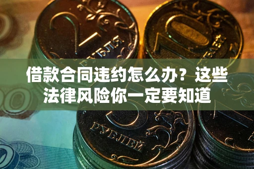 武汉借款合同违约怎么办？这些法律风险你一定要知道