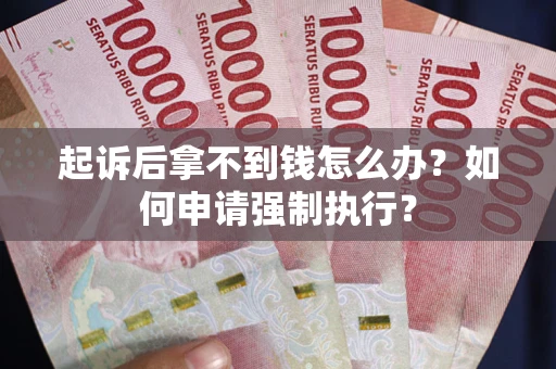 武汉起诉后拿不到钱怎么办？如何申请强制执行？