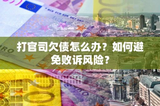 武汉打官司欠债怎么办？如何避免败诉风险？