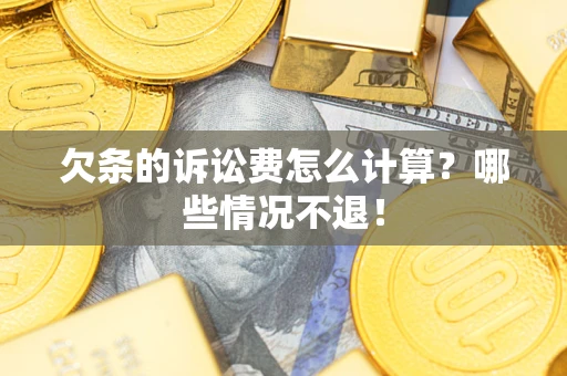 武汉欠条的诉讼费怎么计算?哪些情况不退! 武汉欠条的诉讼费怎么计算?哪些情况不退!