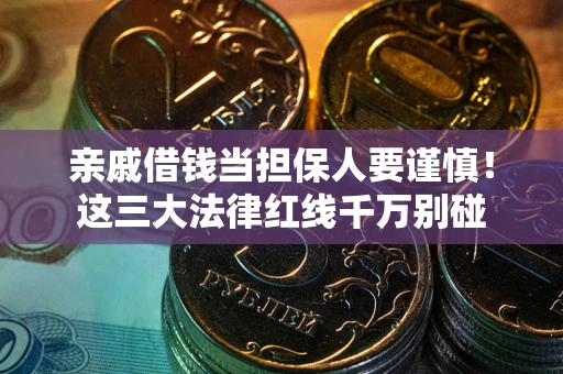 武汉亲戚借钱当担保人要谨慎！这三大法律红线千万别碰
