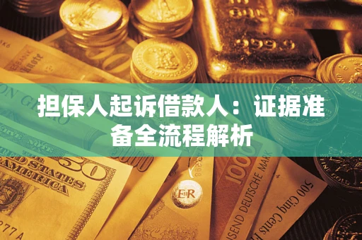 武汉担保人起诉借款人：证据准备全流程解析