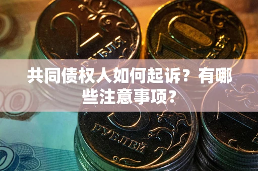 武汉共同债权人如何起诉？有哪些注意事项？