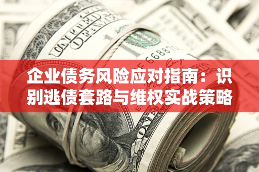 武汉企业债务风险应对指南：识别逃债套路与维权实战策略