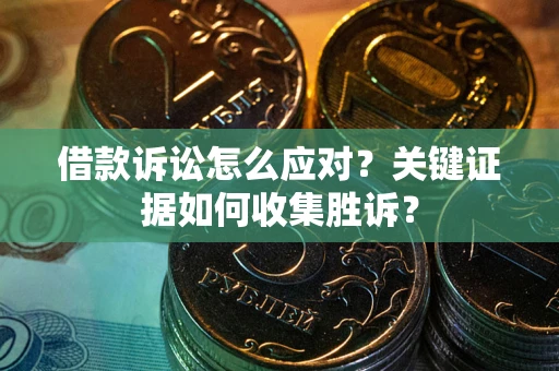 武汉借款诉讼怎么应对？关键证据如何收集胜诉？